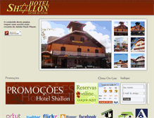 Tablet Screenshot of hotelshallon.com.br